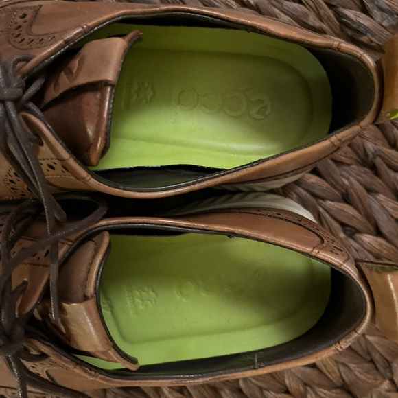 Men’s ECCO ST.1 hybrid oxford brown leather brogue size 40 / 6-6.5 versatile - Picture 2 of 4